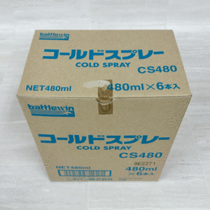 新品・在庫処分品　ニチバン　バトルウィン　コールドスプレー　瞬間冷却　480ml×6本　スポーツ用冷却スプレー