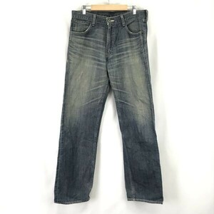 Made in Japan/90s-00s★リーバイス/Levi's★503-03/ストレートデニムパンツ【メンズW33L33/股下85cm】牛革パッチ/Pants/Trouser◆pBH616-d