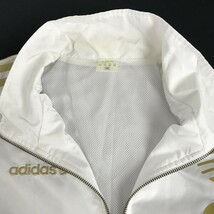 アディダス/adidas★上下セットアップ/ジャージ【メンズ上L・下M/白×金/white×gold】シャカシャカ/ウインドブレーカー/Jackets◆pBH624_画像4