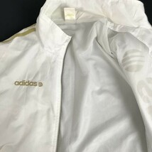 アディダス/adidas★上下セットアップ/ジャージ【メンズ上L・下M/白×金/white×gold】シャカシャカ/ウインドブレーカー/Jackets◆pBH624_画像5