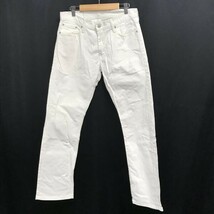 リーバイス/Levi's★514/ホワイトデニムパンツ【W30L30/股下80cm/ストレート/白/white】Pants/Trouser◆pBH666-a_画像2