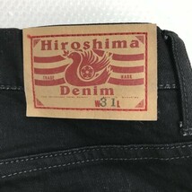 日本製★ブラックミーンズ/blackmeans★Hiroshima Denim/スリム/ストレート黒デニムパンツ【メンズW31/股下69cm】Pants/Trouser◆pBH617-f_画像8