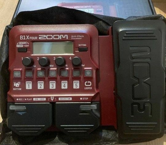 Zoom ズーム B1X four ベース用マルチエフェクター ペダル付