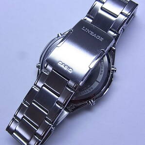 100円～美品 CASIOカシオ LINEAGE 電波ソーラー メンズ クォーツウォッチ 腕時計の画像3