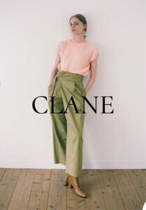 【CLANE／クラネ】アシンメトリーワークパンツ 新品 ベージュ 