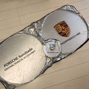 porsche original sun shade new goods unused silver 