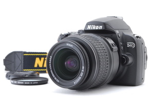 Nikon ニコン D40 レンズキット 新品SD32GB付き iPhone転送 ショット数7003回