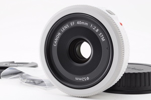 Canon キヤノン 単焦点レンズ EF 40mm F2.8 STM ホワイト