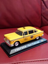 IXOモデルズ　チェッカーマラソン　TAXI CHECKER 1980年 ニューヨーク　イエローキャブミニカーデアゴスティーニ世界のタクシー_画像1