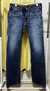 \JEANS エンジーンズ シャア専用 ガンダム ジーンズ デニム パンツ リバーシブル YENJEANS size 34 ? 36 ? くらい 裾上げなし