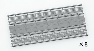 TOMIX ワイドレール用壁C354内・C317外(3種×8枚入) #3083