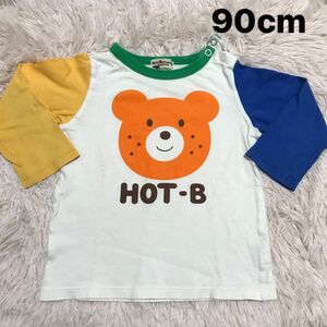 ホットビスケッツ Tシャツ 長袖Tシャツ　ミキハウス　90cm