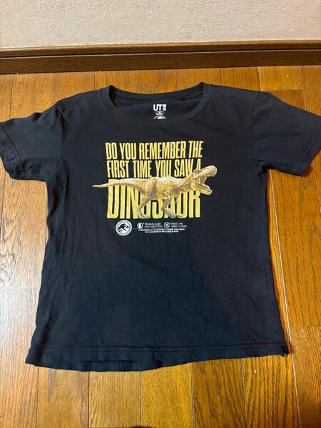 ユニクロ UT Tシャツ ジュラシックワールド 恐竜 キッズ 子供 120 2枚セット