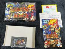 美品　GBA ゲームボーイアドバンス ガンスタースーパーヒーローズ GUNSTAR SUPER HEROES セガ SEGA 箱説付_画像1