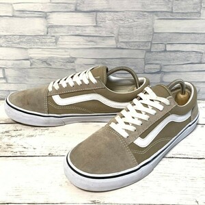 R5923bE VANS バンズ スニーカー ベージュ メンズ 26cm COMFORT コンフォート OLD SKOOL オールドスクール ヴァンズ スケボー スケーター