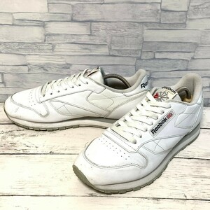 R5994bE Reebok リーボック CLASSIC クラシック スニーカー ホワイト メンズ 27cm レザースニーカー ローカット シューズ 靴