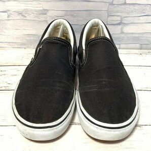 R5991bE VANS バンズ SLIP ON スリッポン ブラック ヴァンズ メンズ 28cm スケボー スケーター スニーカー シューズ 靴 V98CLAの画像4