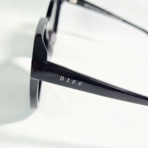 Jm8LL DIFF EYEWEAR ディフアイウェア GIA BK-GR121 サングラス 眼鏡 ブラック 黒 メガネ UV 紫外線 _画像6