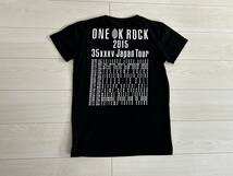 ★ONE OK ROCK ワンオクロック ワンオク Tシャツ 黒 Mサイズ 35XXXV JAPAN Tour★_画像2