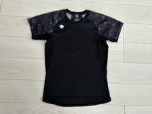 ★DESCENTE デサント ドライ 半袖Tシャツ Lサイズ 黒 スポーツT★_画像1