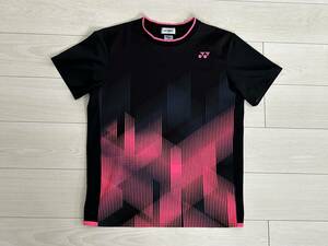 ★ヨネックス YONEX 半袖Tシャツ Oサイズ 黒/ピンク ベリークール★