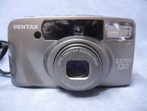 PENTAX ペンタックス ESPIO 120　レンズ： 28mm-120mm コンパクトフィルムカメラ 通電 シャッター 動作確認_画像3