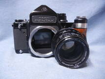 PENTAX 67　ペンタックス　フィルム中判一眼レフカメラ　レンズ；Super-Coated　TAKUMAR/6×7　1：2.4/105　シャター作動します。_画像8
