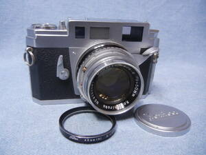 Konicaコニカ ⅢA　3A　レンジファインダーフィルムカメラ　レンズ：Hexanon 1：1.8　f=50mm　シャター作動します。