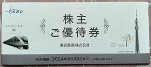 東武鉄道 株主ご優待券冊子～6月末【クリックポスト送料無料】 東武動物公園や東武博物館へ！a