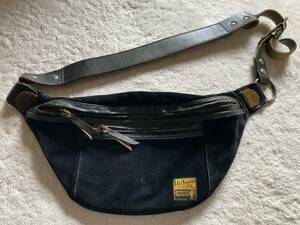 TROPHY CLOTHING leather waist bag rare 