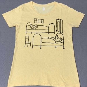 グラニフ デザインTシャツストア 半袖Tシャツ SS(女性M相当？） 黄系 ヨゼフ・チャペック Design Tshirts Store graniphの画像1