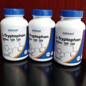 L-Tryptphan 500mg 120粒 × 3 セット nutricost