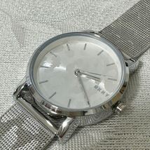 DKNY ダナキャランニューヨーク 腕時計 34mm NY6604 未使用 シルバー_画像1