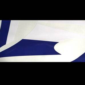 GPZ400F/750F ローソン風ライン ステッカーセット 印刷タイプ ブルー/ホワイト（紺/白）1100にも（？）外装デカールの画像3