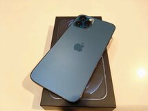 SIMフリー☆Apple iPhone12 Pro Max 256GB ブルー 中古品☆_画像2