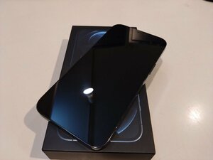 SIMフリー☆Apple iPhone12 Pro Max 256GB ブルー 中古品☆