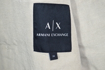 未使用品 新品級 リネン54％ ARMANI EXCHANGE アルマーニエクスチェンジ テーラード ジャケット 38 日本L程度 春秋夏 メンズ ビジネスに_画像3