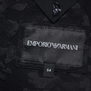 未使用品 新品級 EMPORIO ARMANI エンポリオアルマーニ フーテッド ジャケット size 54 日本XL程度 メンズ 春秋 カジュアルにの画像2