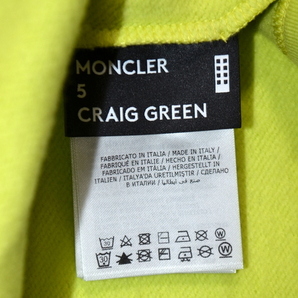 未使用品 新品級 モンクレールジャパン取り扱い MONCLER モンクレール CRAIG GREEN クレイググリーン パーカー XL メンズ オーバーサイズの画像2