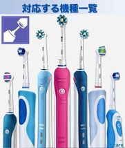 EB17 やわらかめ 4本 BRAUN オーラルB互換 電動歯ブラシ替え Oral-b ブラウン フレキシソフト_画像4