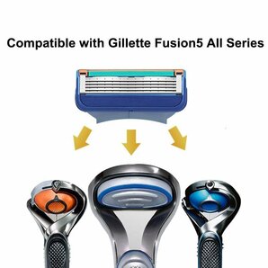 ジレット フュージョン 5 替刃 16個set Gillette Fusion 互換品 5枚歯 かみそり 剃刀 替え刃 ヘッドの画像5
