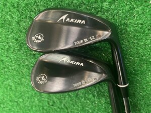 ツアーウェッジIII 52/58 2本セット ダイナミックゴールド S200 アキラプロダクツ tour wedge dynamic gold akira ■*MP@1*V*087