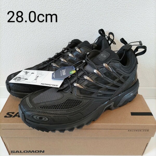 28.0㎝ 新品 SALOMON ACS PRO ブラック 人気 定番 サロモン 28cm