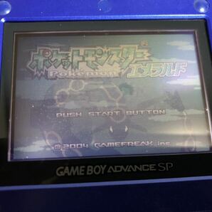 GBA ゲームボーイアドバンス ポケットモンスター エメラルド ソフトのみ ラベルなし 電池切れの画像3