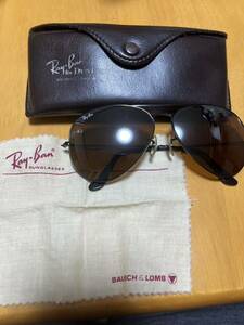 80s USA製 オリジナル　ボシュロム製　レイバン AVIATOR B-15 ドライビング用　ヴィンテージ　サングラス　　B&L RayBan USA 