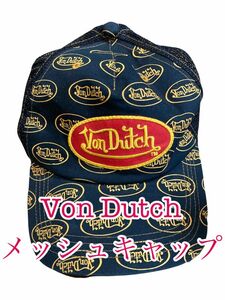 VonDutch メッシュキャップ　ストリート　デニム　タフ　バイカー　メンズ ブラック　ビンテージ　archive ハーレー