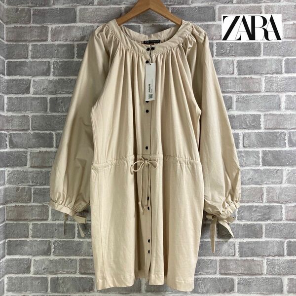 ★専用★ ZARA 新品タグ付き 春ジャケット ワンピース チュニック