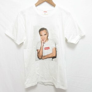 美品 16SS SUPREME シュプリーム Morrissey Tee モリッシー フォトプリント 半袖 Tシャツ カットソー サイズS ホワイト系
