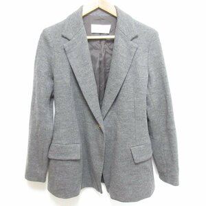  beautiful goods FABIANA FILIPPIfabi hole filipi Italy made 1B single tailored jacket size XS gray 
