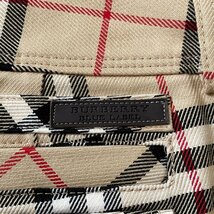 美品 BURBERRY BLUE LABEL バーバリーブルーレーベル ノバチェック柄 ストレッチ ショートパンツ ショーツ 38 ベージュ ◆_画像6